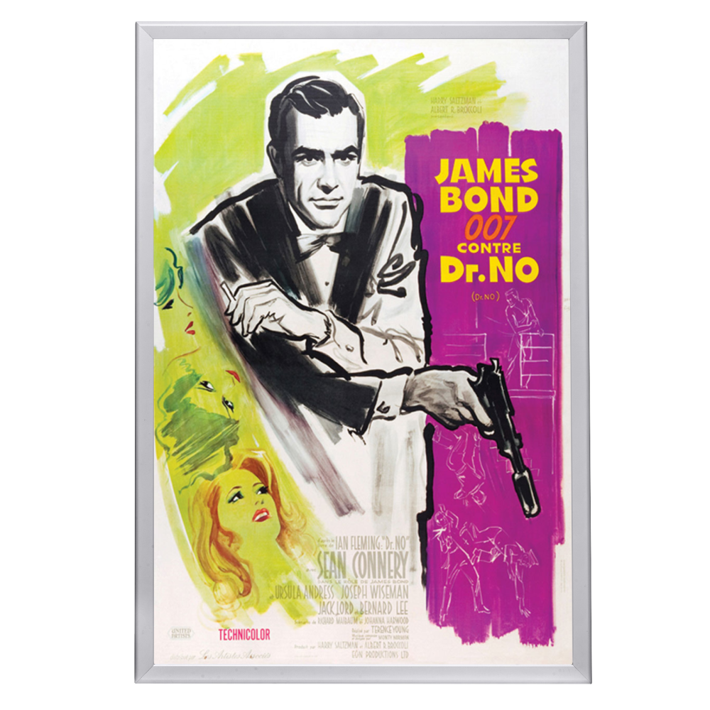 "Dr. No (French)" (1962) Framed Movie Poster