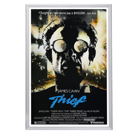 "Thief" (1981) Framed Movie Poster