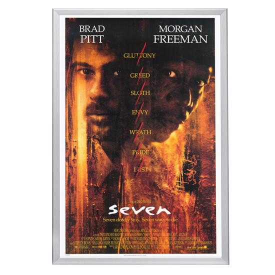 "Seven" (1995) Framed Movie Poster