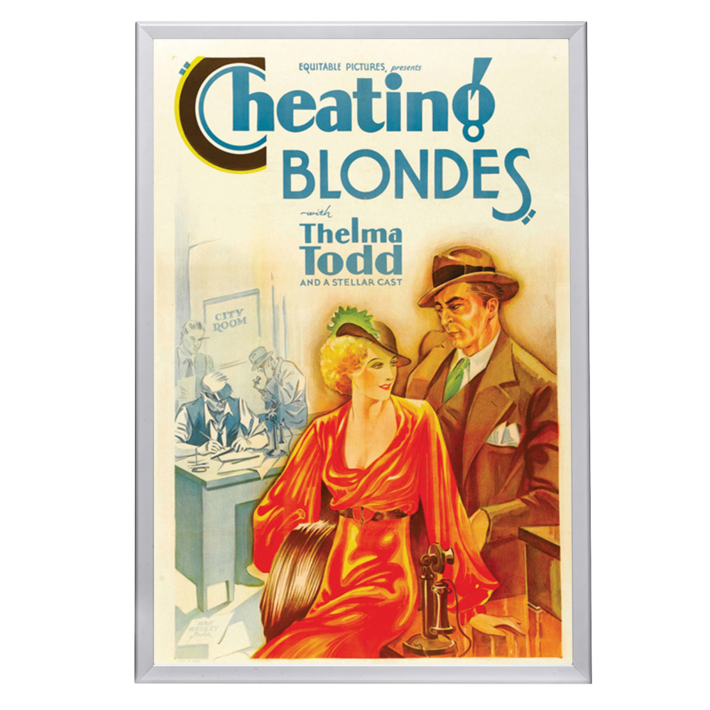 "Cheating Blondes" (1933) Framed Movie Poster