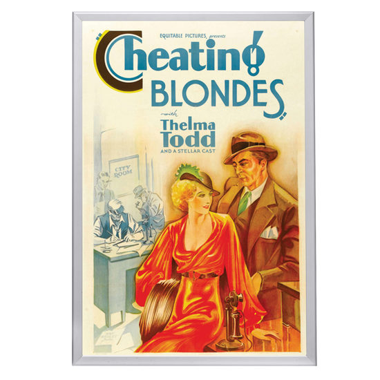 "Cheating Blondes" (1933) Framed Movie Poster