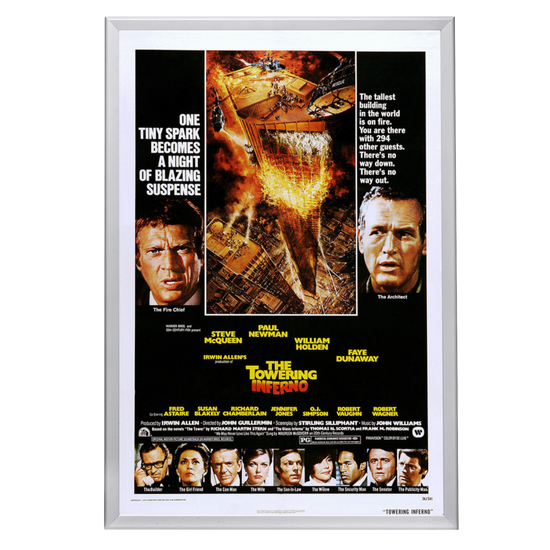 "Towering Inferno" (1974) Framed Movie Poster