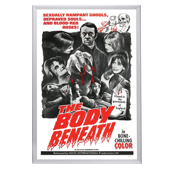 "Body Beneath" (1970) Framed Movie Poster