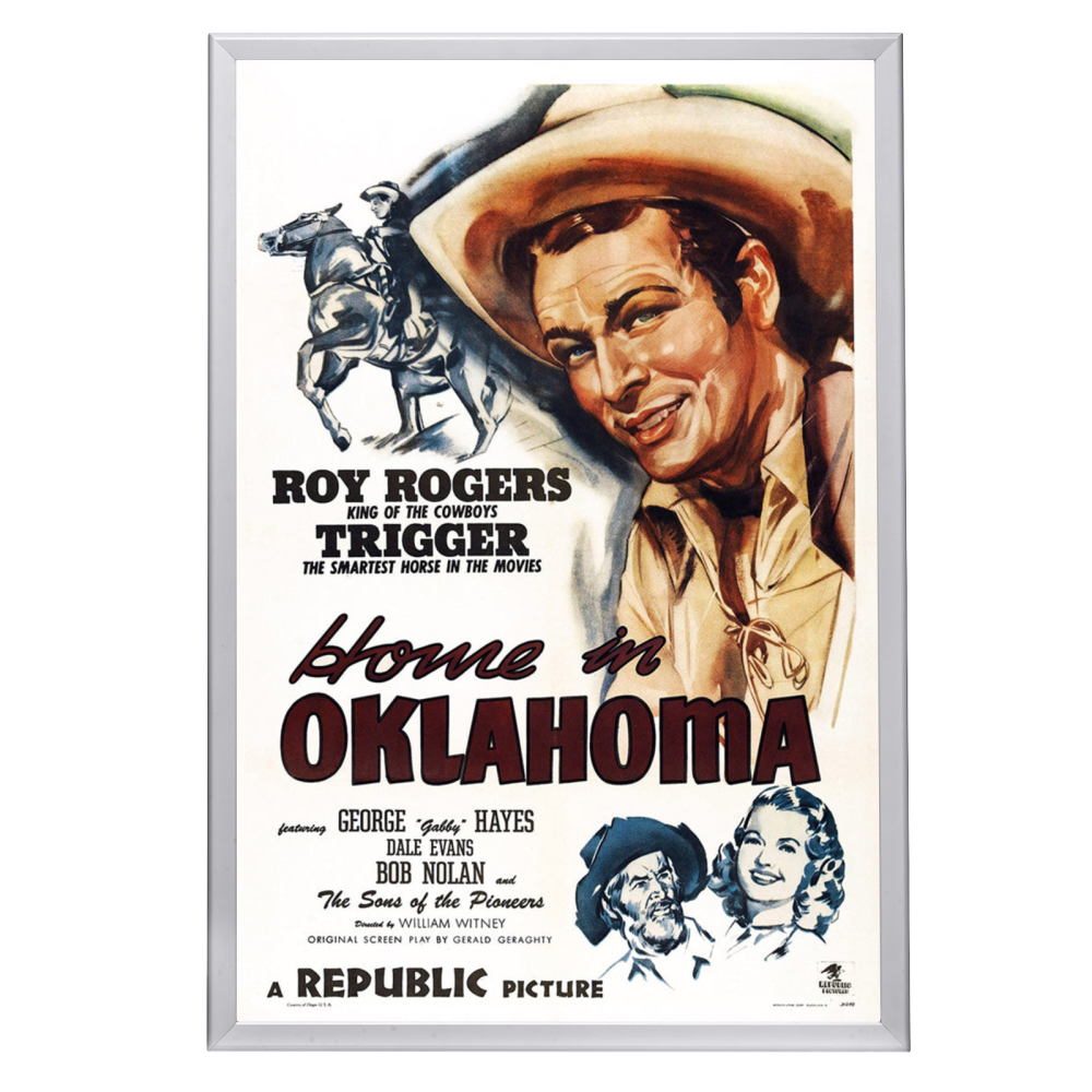 "Home In Oklahoma" (1946) Framed Movie Poster