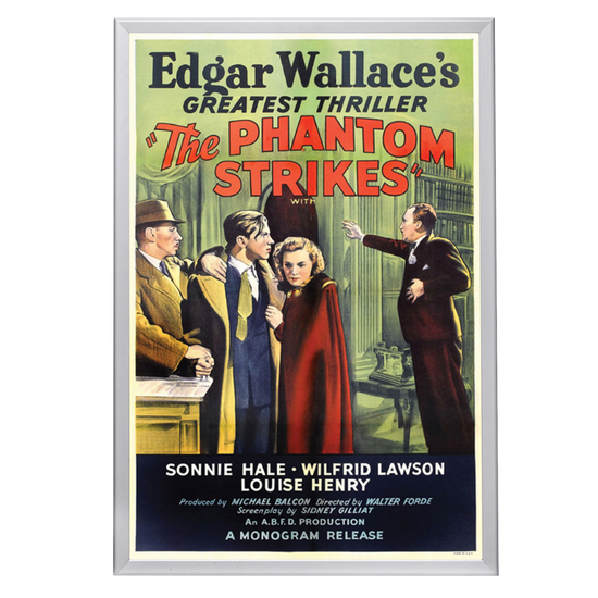 "Phantom Strikes" (1938) Framed Movie Poster