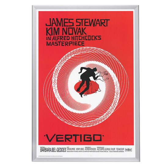 "Vertigo" (1958) Framed Movie Poster