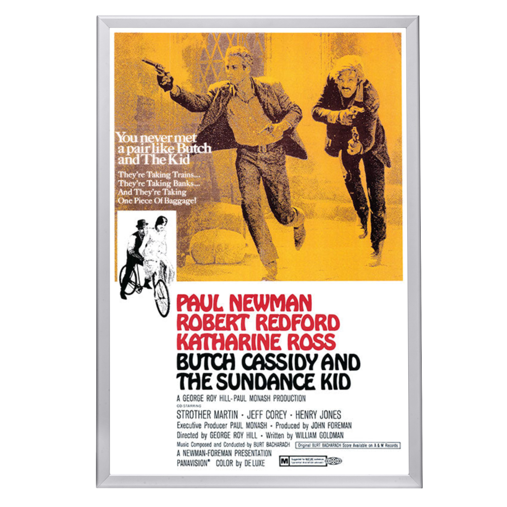 "Butch Cassidy And The Sundance Kid" (1969) Framed Movie Poster