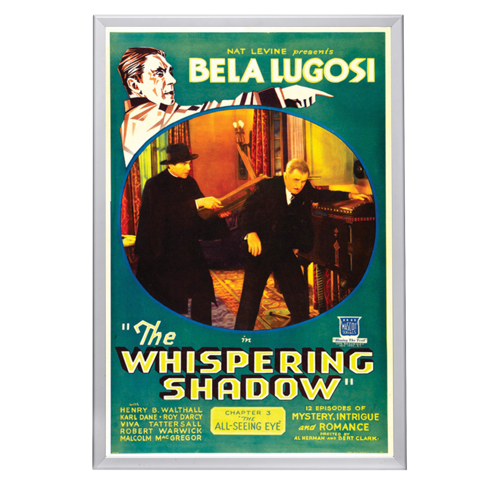 "Whispering Shadow" (1933) Framed Movie Poster