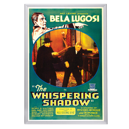 "Whispering Shadow" (1933) Framed Movie Poster