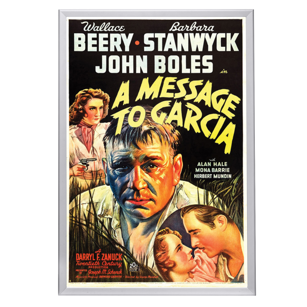 "Message To Garcia" (1936) Framed Movie Poster