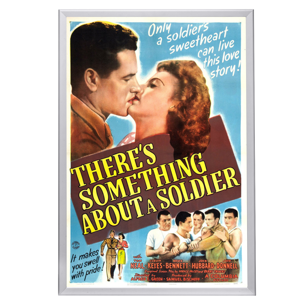 "There's Something About A Soldier" (1943) Framed Movie Poster