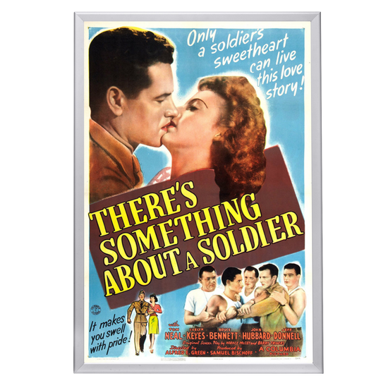 "There's Something About A Soldier" (1943) Framed Movie Poster