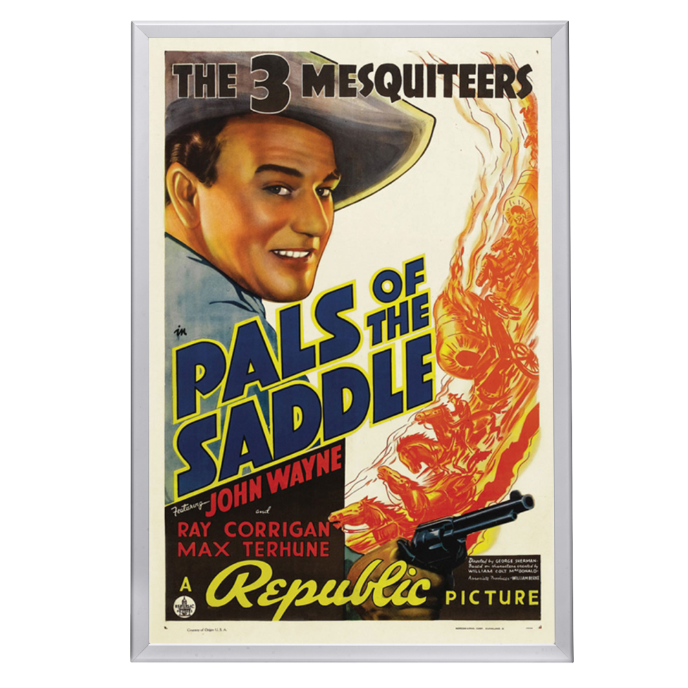 "Pals Of The Saddle" (1938) Framed Movie Poster