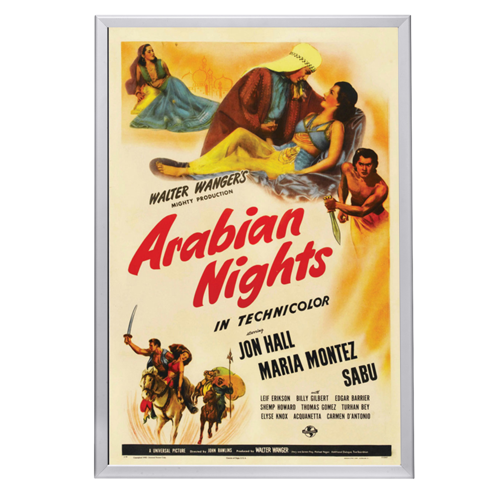 "Arabian Nights" (1942) Framed Movie Poster