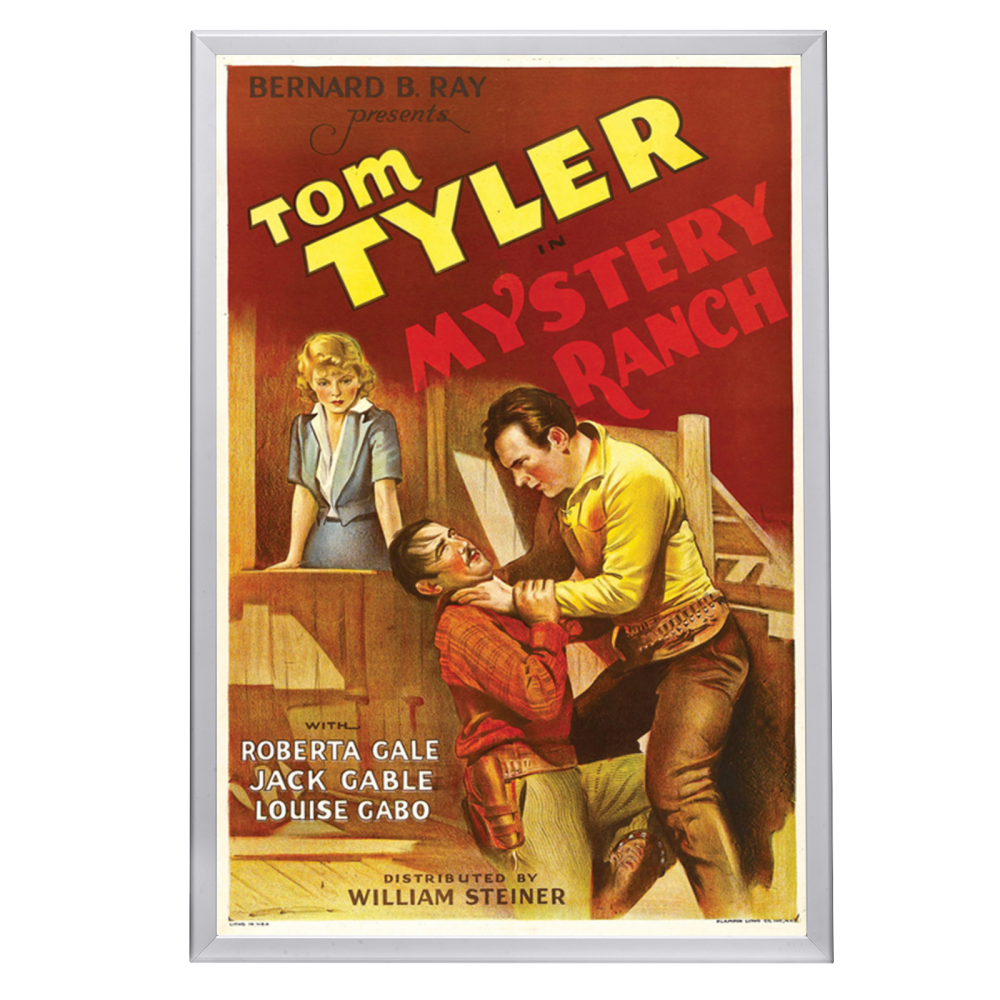 "Mystery Ranch" (1934) Framed Movie Poster