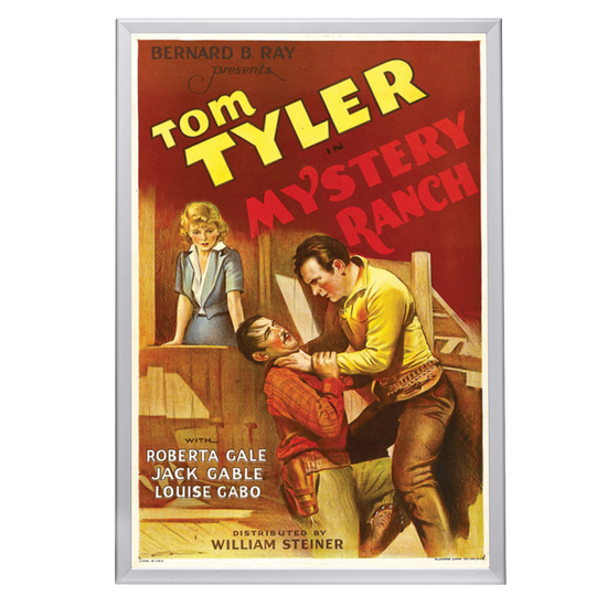 "Mystery Ranch" (1934) Framed Movie Poster