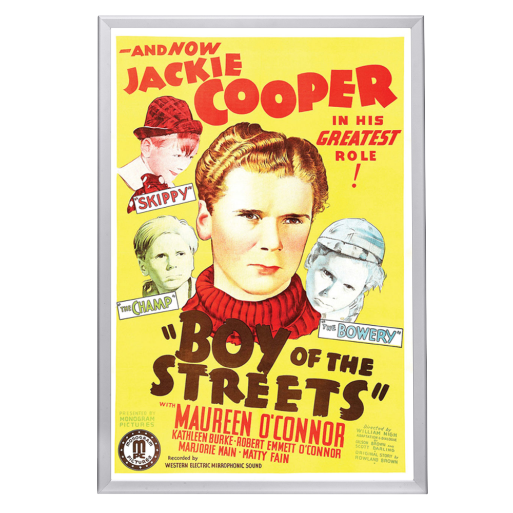 "Boy Of The Streets" (1938) Framed Movie Poster