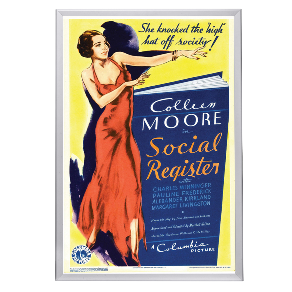 "Social Register" (1934) Framed Movie Poster