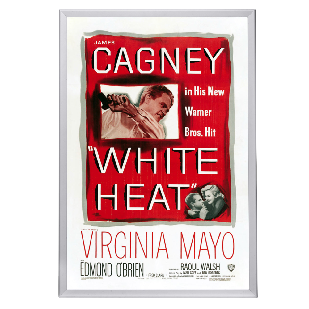 "White Heat" (1949) Framed Movie Poster