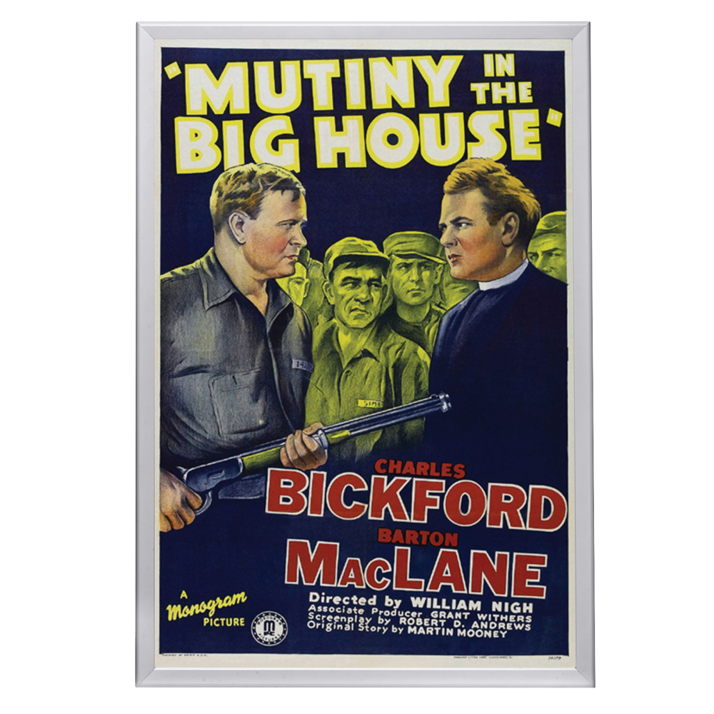 "Mutiny In The Big House" (1939) Framed Movie Poster