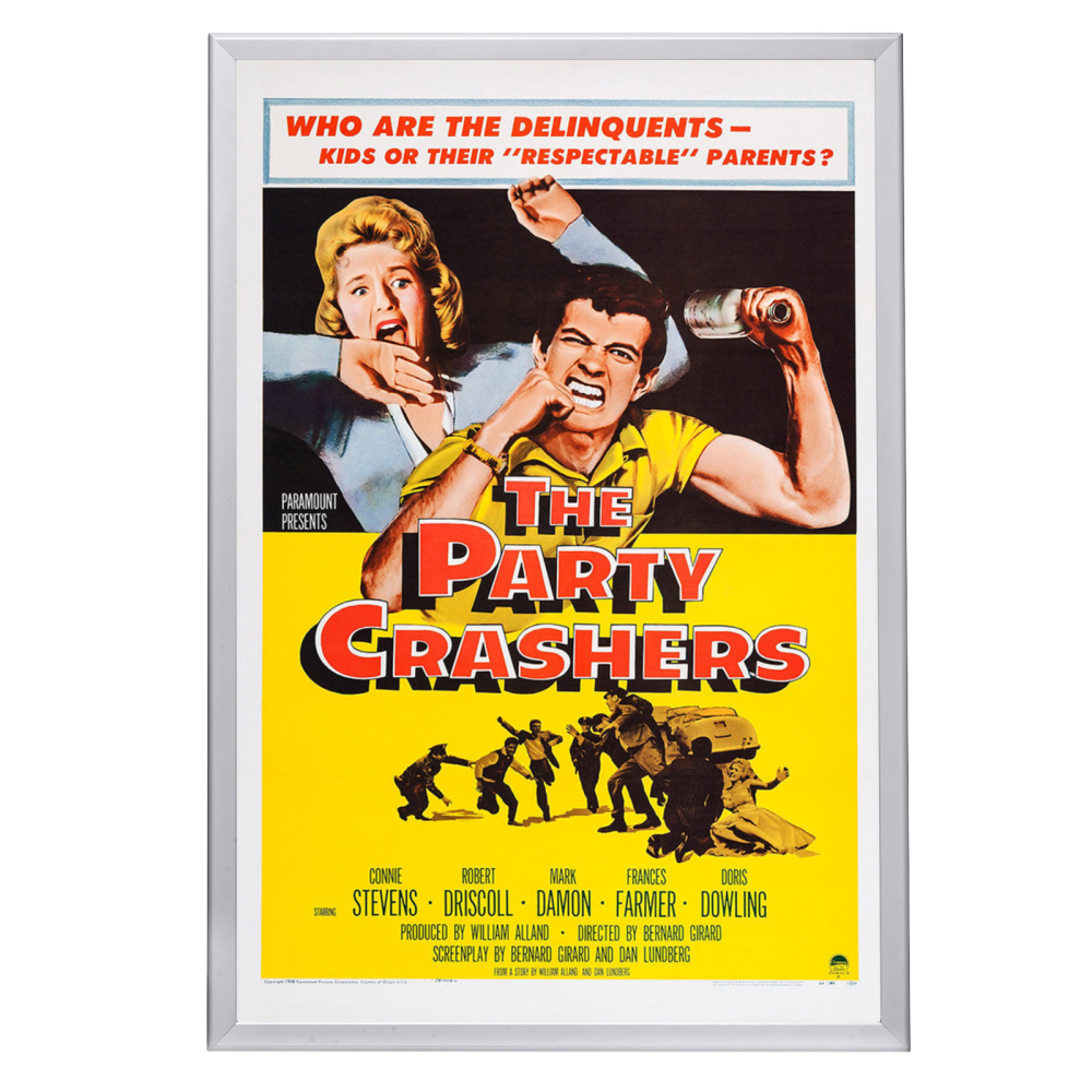 "Party Crashers" (1958) Framed Movie Poster