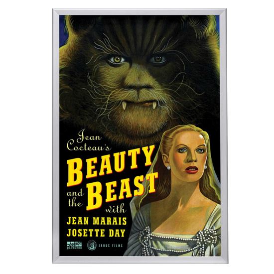 "Beauty And The Beast" (1946) Framed Movie Poster