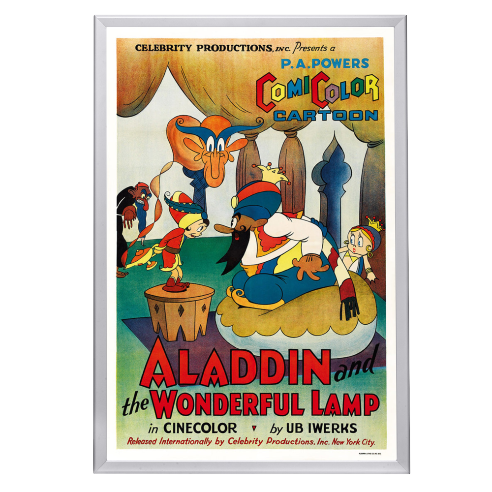 "Aladdin And The Wonderful Lamp" (1934) Framed Movie Poster