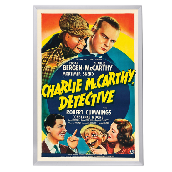 "Charlie Mccarthy, Detective" (1939) Framed Movie Poster