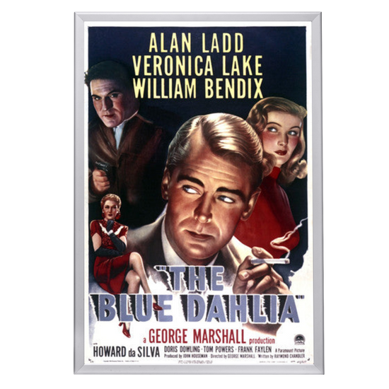 "Blue Dahlia" (1946) Framed Movie Poster