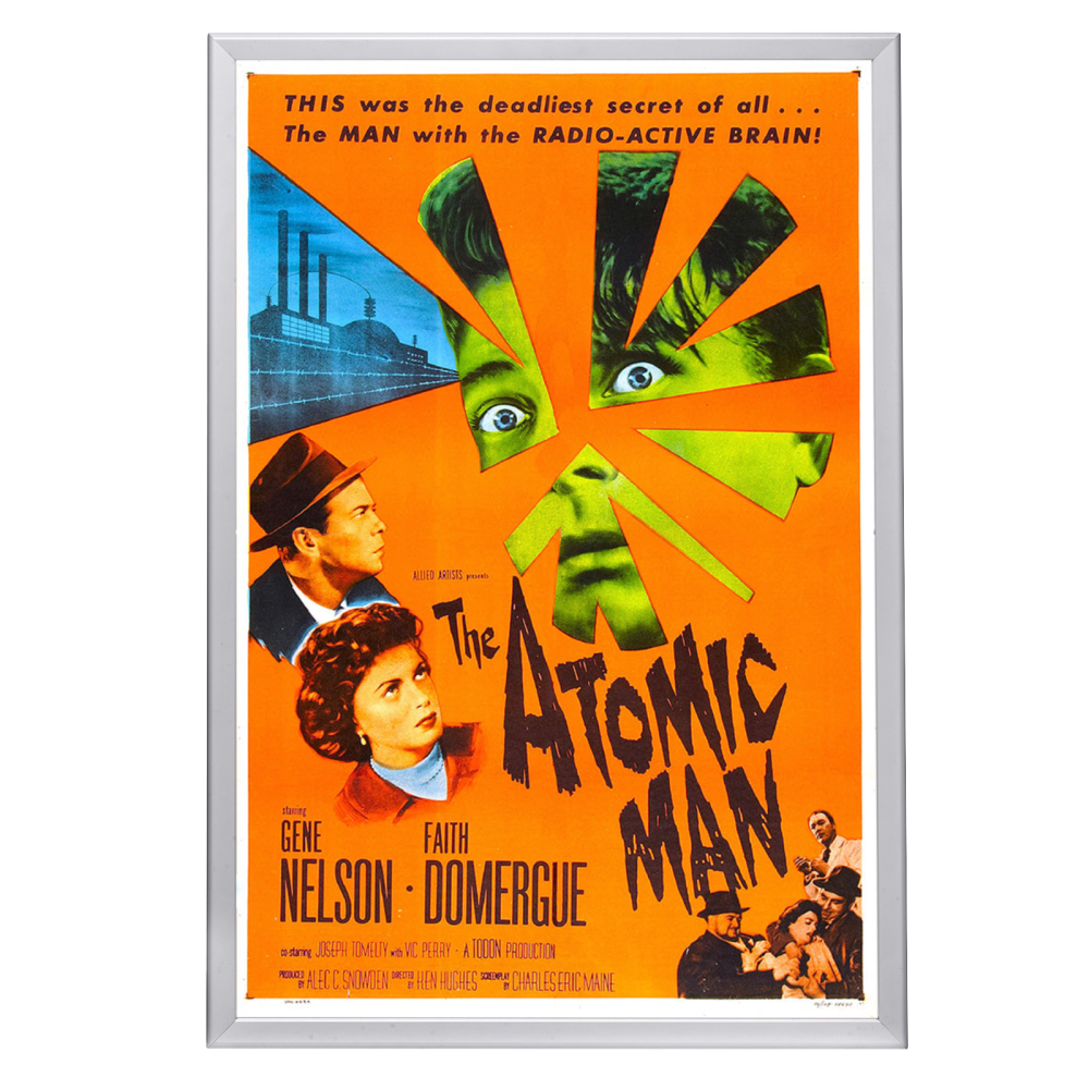 "Atomic Man" (1955) Framed Movie Poster