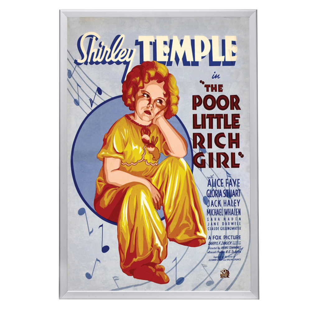 "Poor Little Rich Girl" (1936) Framed Movie Poster