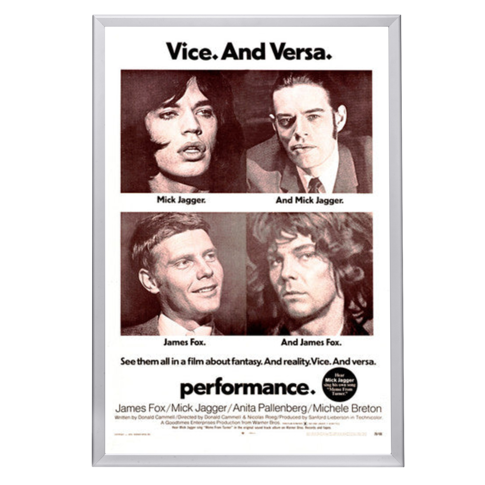 "Performance" (1970) Framed Movie Poster