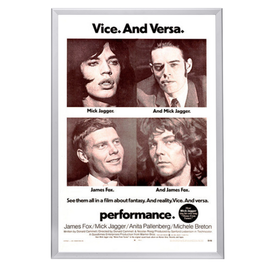 "Performance" (1970) Framed Movie Poster