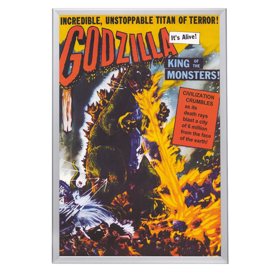 "Godzilla, King of the Monsters" (1995) Framed Movie Poster