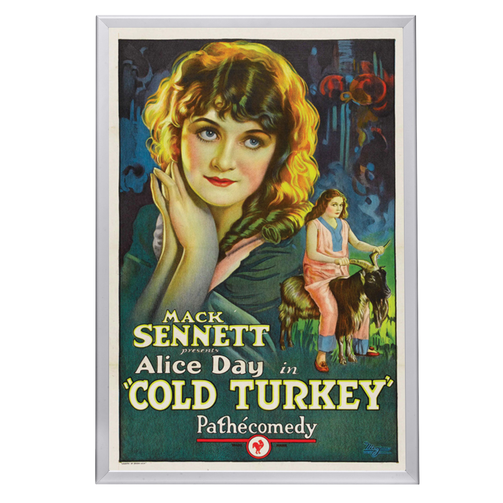 "Cold Turkey" (1925) Framed Movie Poster