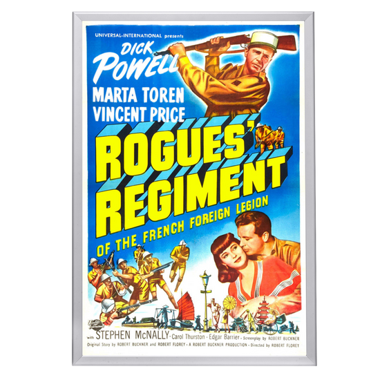 "Rogues' Regiment" (1948) Framed Movie Poster