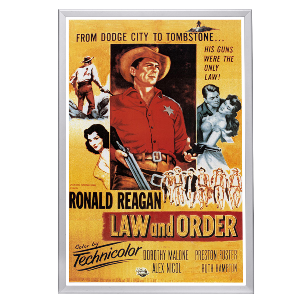 "Law And Order" (1953) Framed Movie Poster