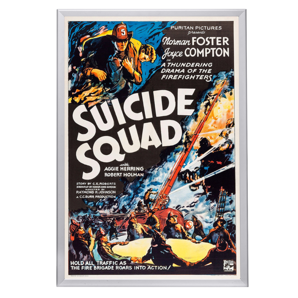 "Suicide Squad" (1935) Framed Movie Poster