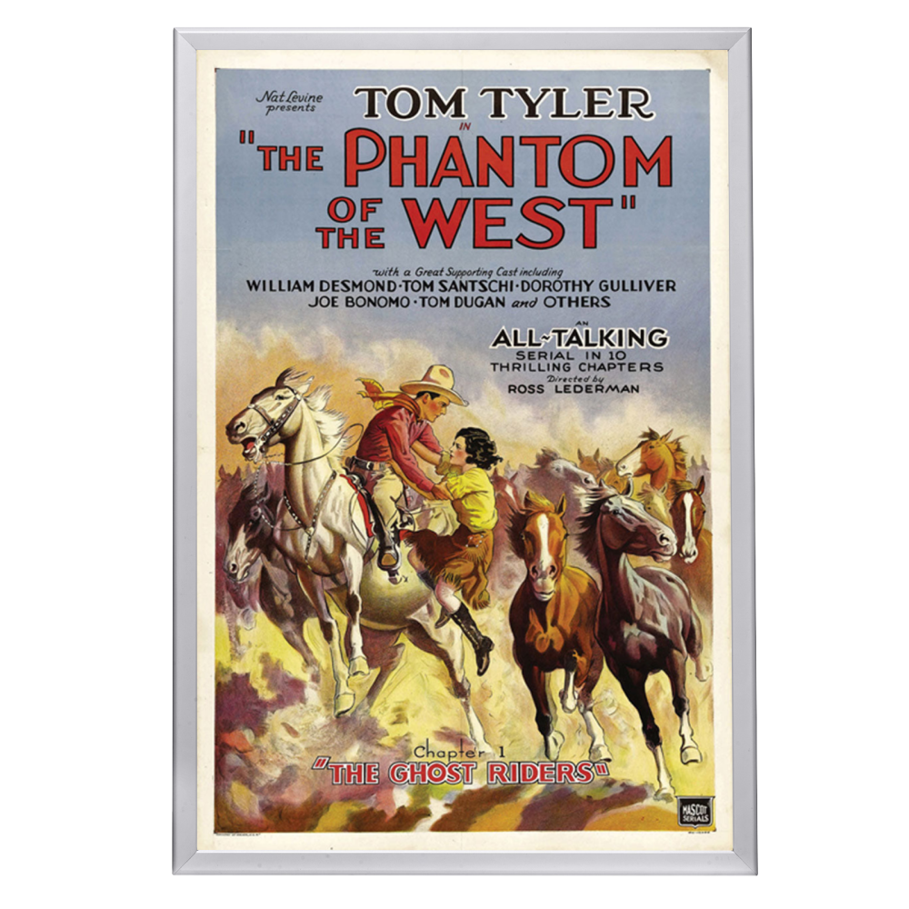 "Phantom Of The West" (1931) Framed Movie Poster