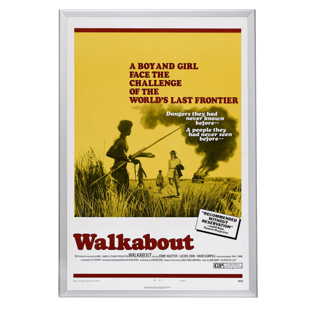 "Walkabout" (1971) Framed Movie Poster