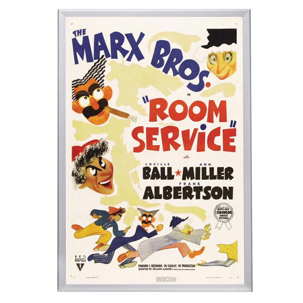 "Room Service" (1938) Framed Movie Poster