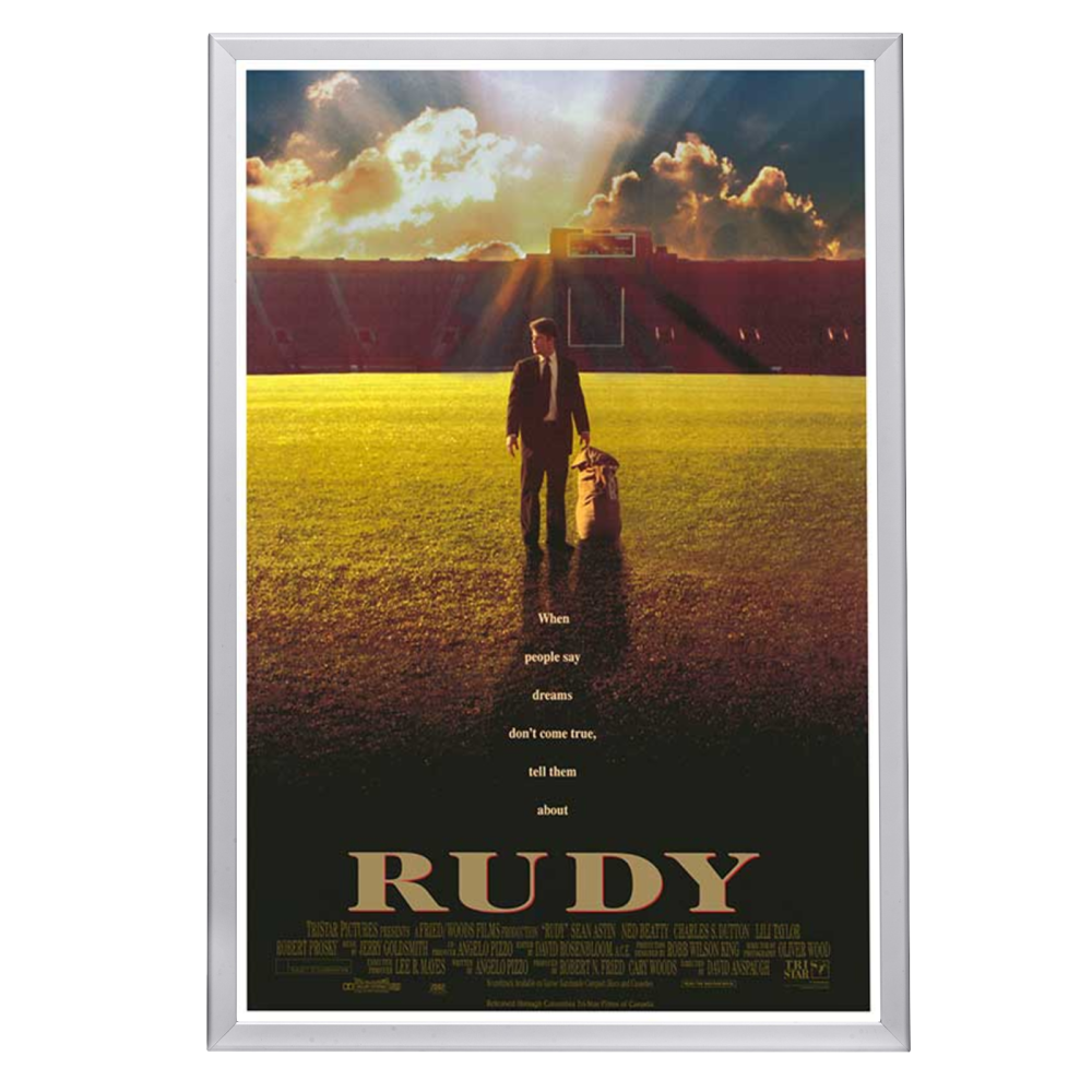 "Rudy" (1993) Framed Movie Poster