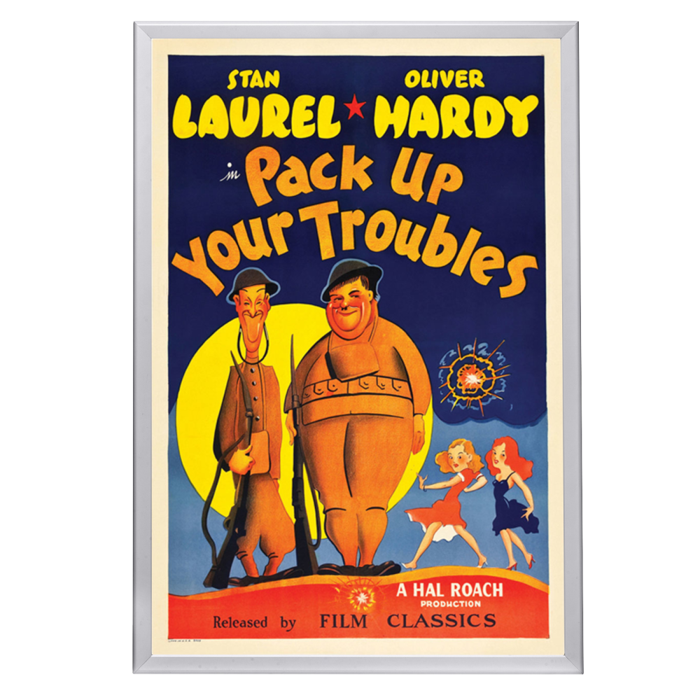 "Pack Up Your Troubles" (1932) Framed Movie Poster