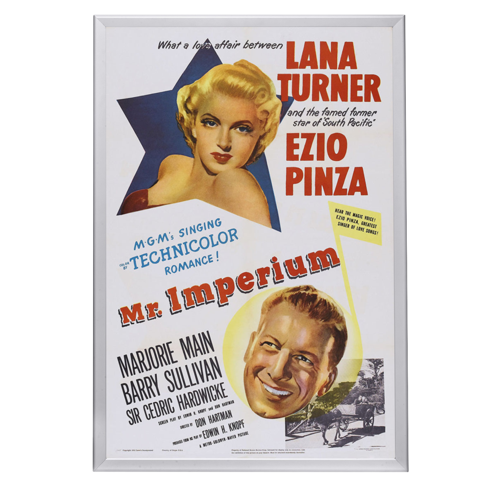 "Mr. Imperium" (1951) Framed Movie Poster