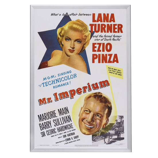 "Mr. Imperium" (1951) Framed Movie Poster