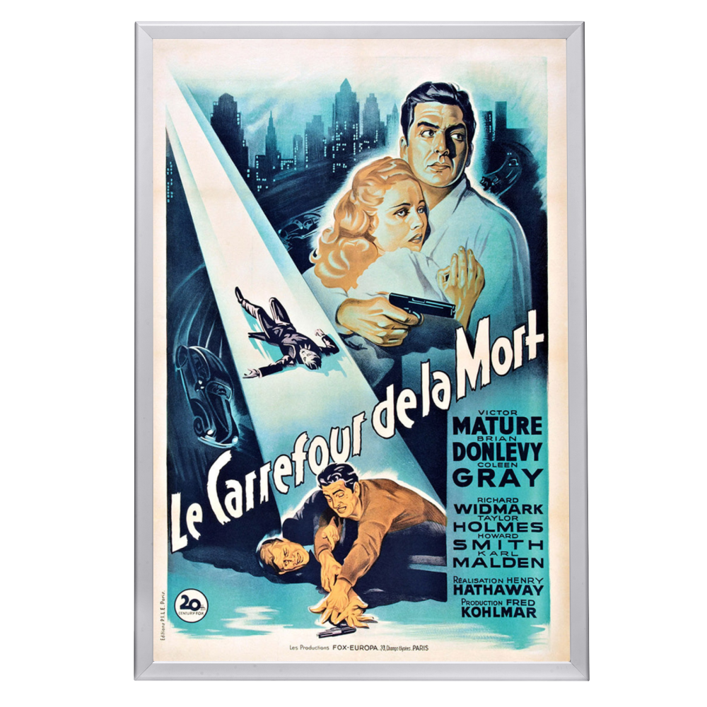 "Kiss Of Death" (1947) Framed Movie Poster