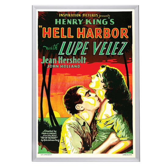 "Hell Harbor" (1930) Framed Movie Poster