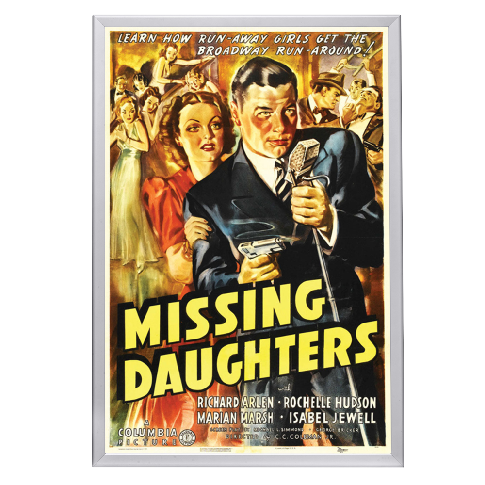 "Missing Daughters" (1939) Framed Movie Poster