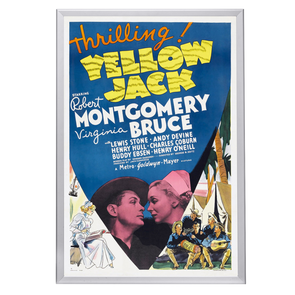 "Yellow Jack" (1938) Framed Movie Poster