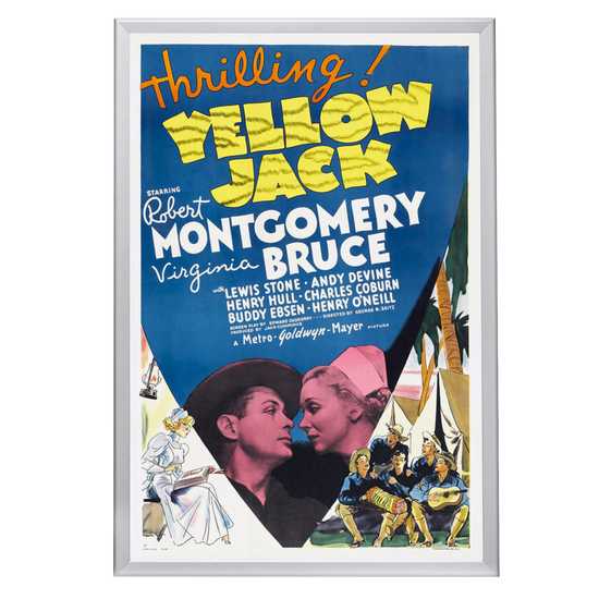 "Yellow Jack" (1938) Framed Movie Poster